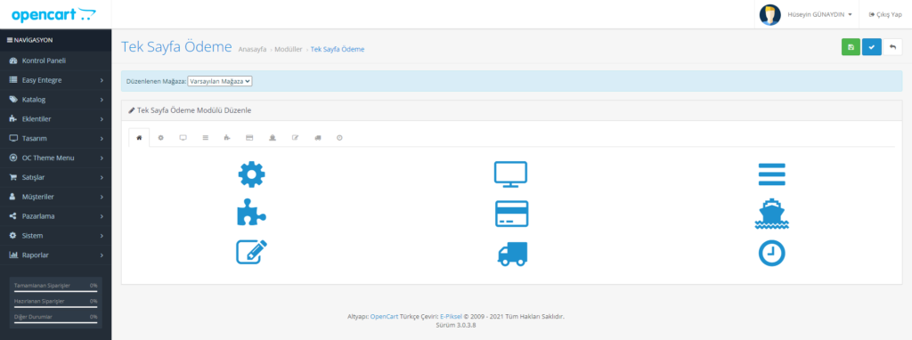 2021-11-03_09-53-27-1024x382 Opencart Tek Sayfa da Ödeme Modülü 3.x.x.x ücretsiz