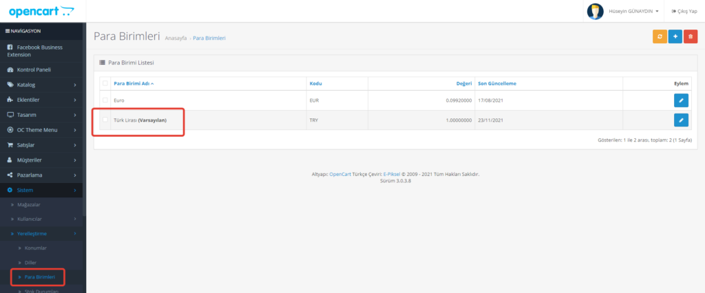 2021-11-23_23-03-22-1024x426 Opencart Ana sayfa da Para Birimi Biçimi Toplam Satış - Gösterge Tablosu ücretsiz